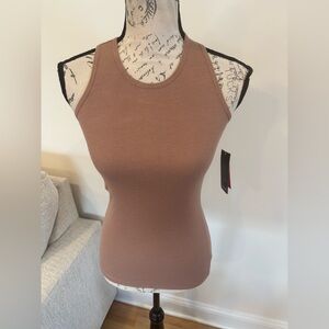 Commando luxury rib tank in mushroom size XS brand new with tags